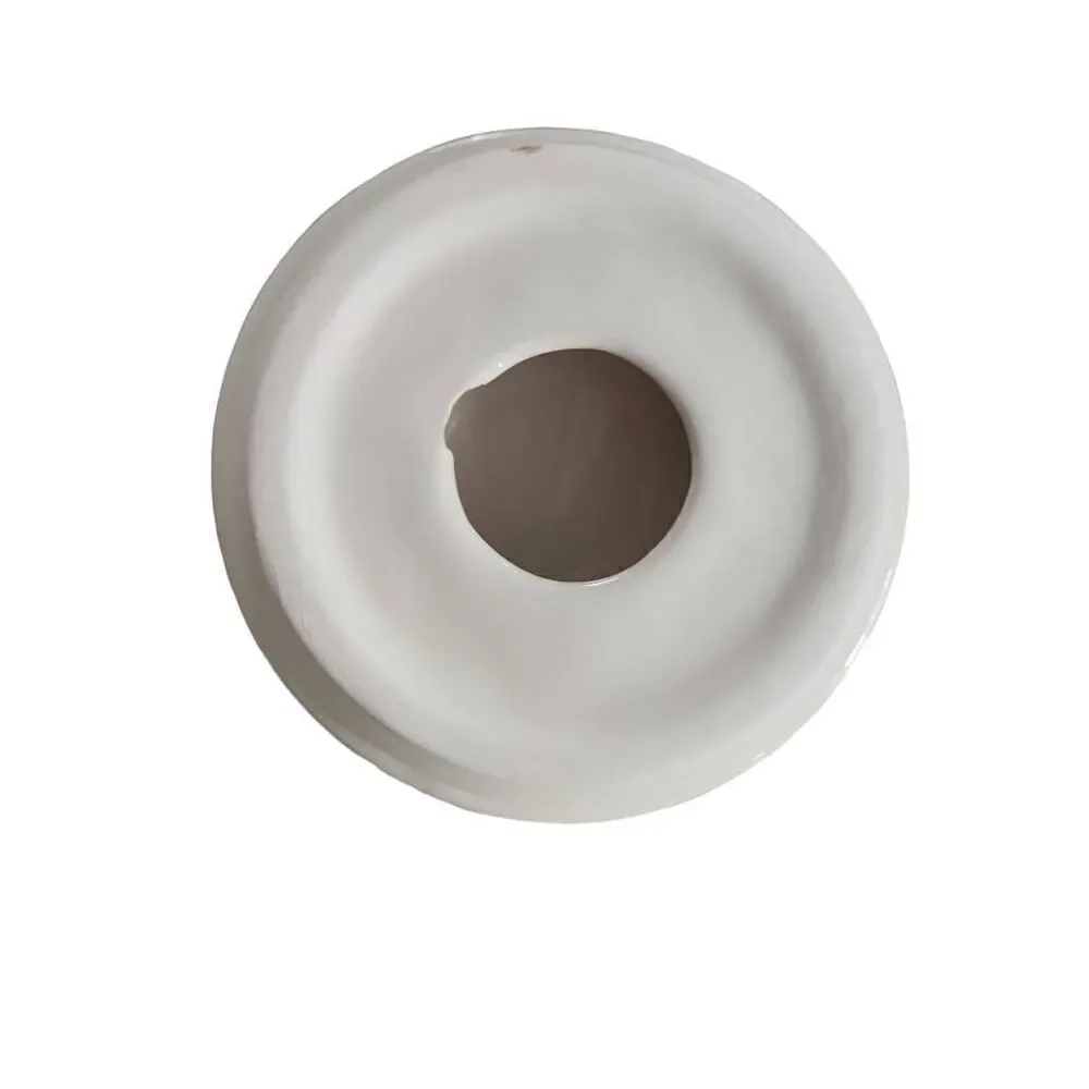 Rae Dunn White Black Ceramic Lidded Flour Canister Jar